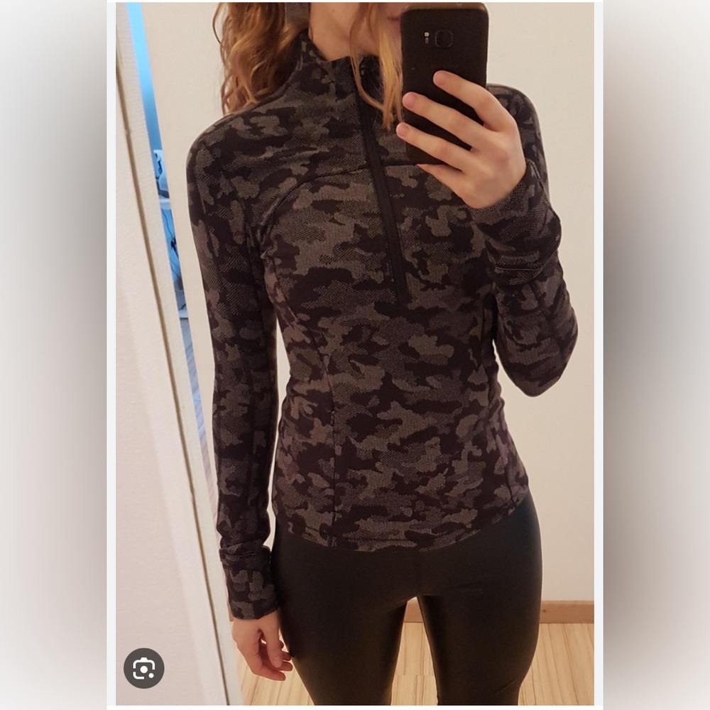 Lululemon rulu run half zip full length size 10